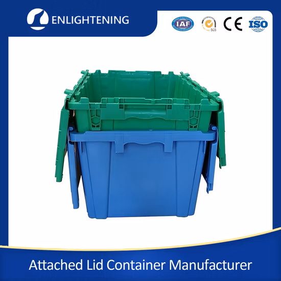 Fábrica de caixas plásticas encaixáveis ​​e empilháveis